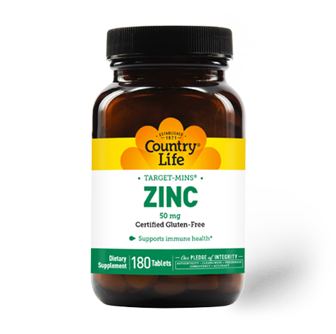 Country Life Zinc 50 mg Tablets