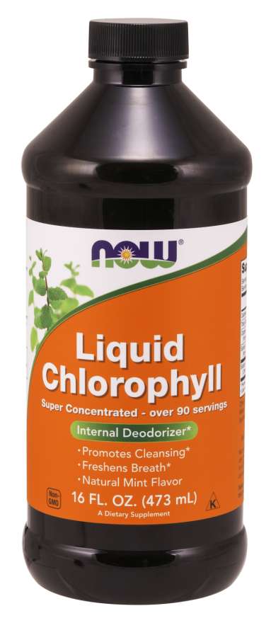 Now Liquid Chlorophyll Mint Flavor