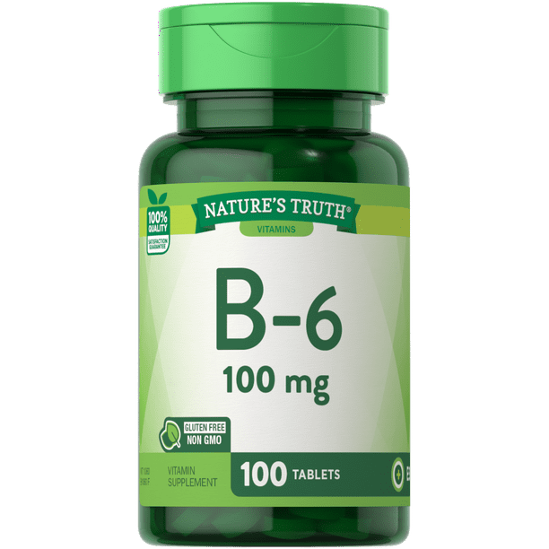 Nature's Truth Vitamina B-6 100mg 100 tabletas