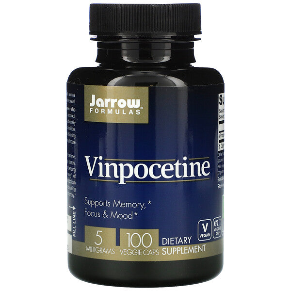 Jarrow Formulas Vinpocetine 5Mg Vegetable Capsules