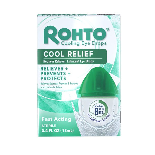 Rohto Cooling Redness Relief Eye Drops 0.4 fl oz