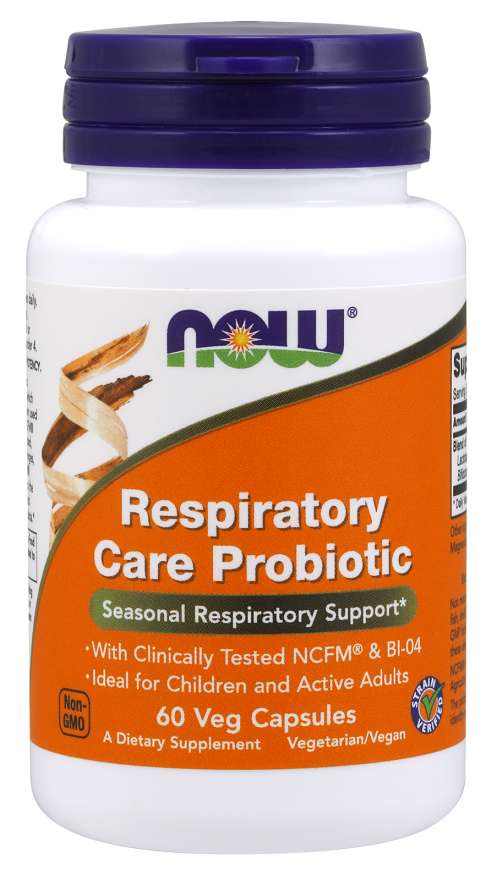 Now Respiratory Care Probiotic 60 Vegetable Capsules