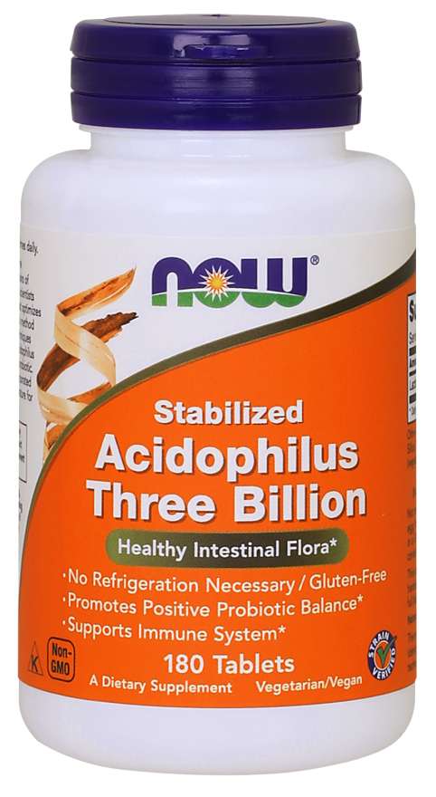 Now Stable Acidophilus 3 Billion