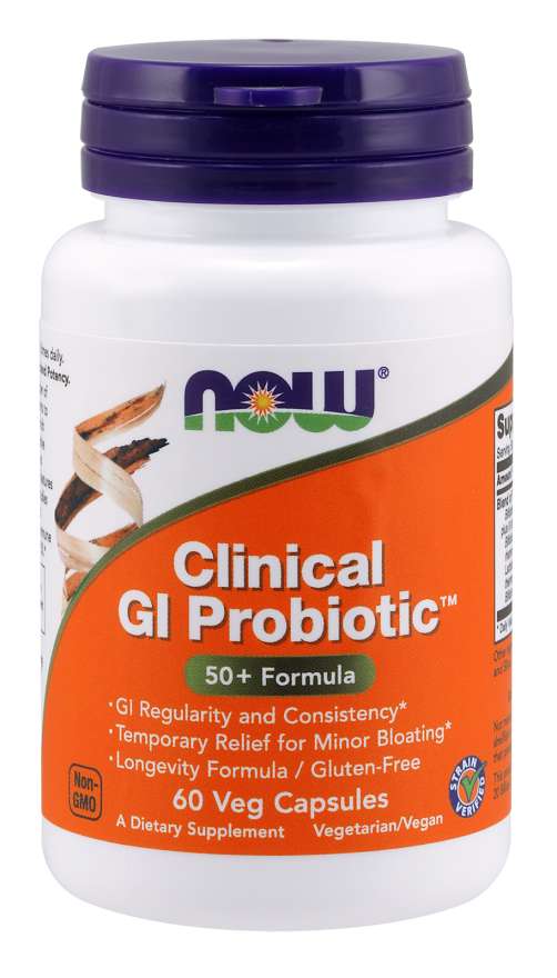 Now Clinical Gi Probiotic 60 Vegetable Capsules