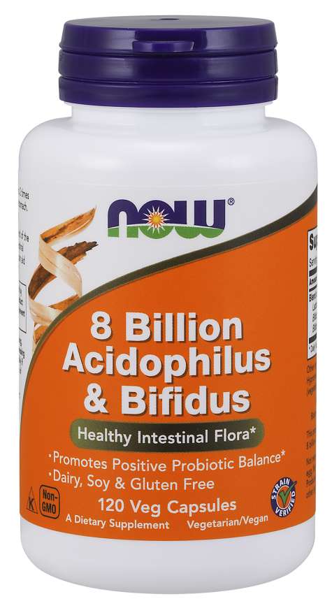 Now 8 Billion Acidophilus/Bifidus