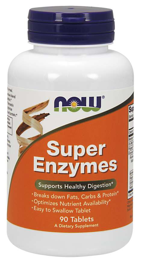 Now Super Enzymes 90 Tablets