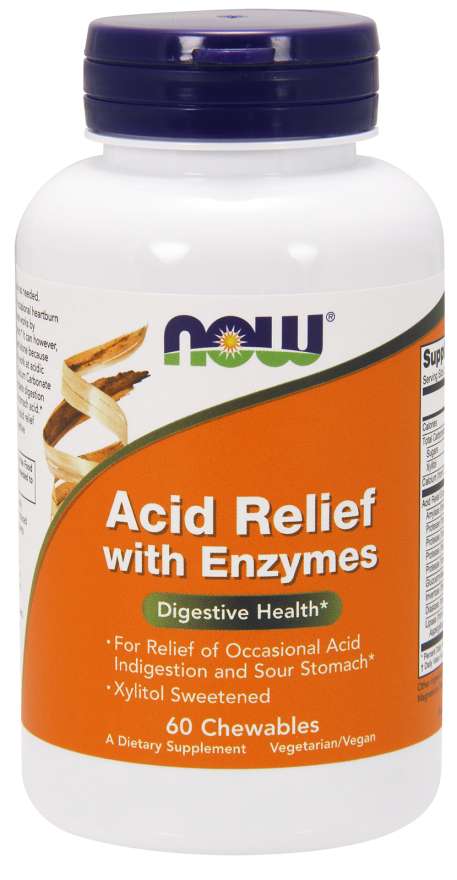 Now Acid Relief Chewable Enzymes