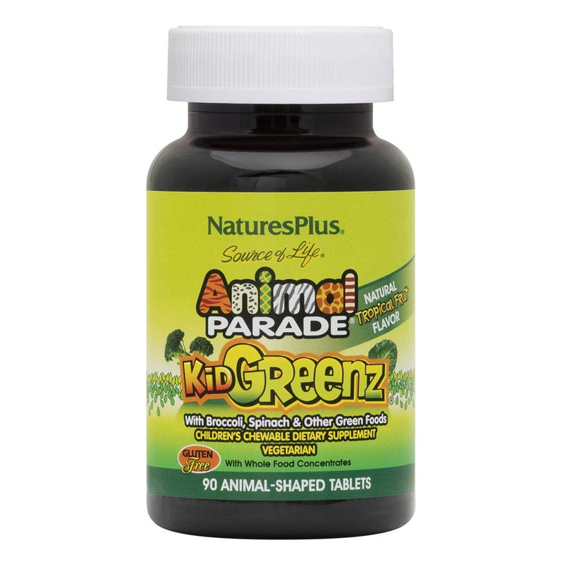 Nature's Plus Animal Parade Kidgreenz Chewables para niños