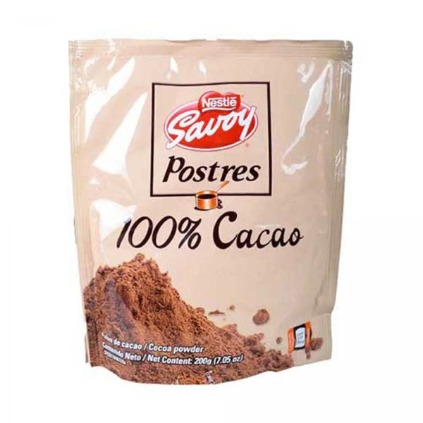 Savoy Postres 100 Cacao Powder 7.05Oz