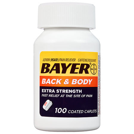 Bayer Back & Body Extra Strength Coated Caplets