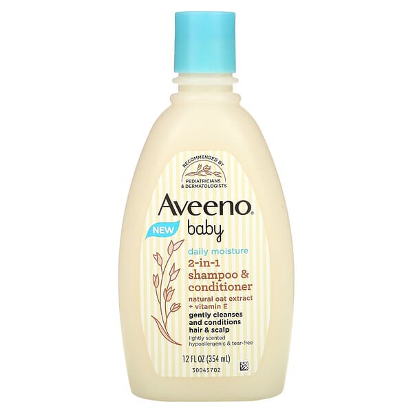 Champú de lavado de bebé aveeno 12oz