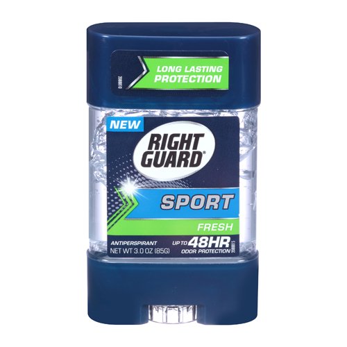 Right Guard Sport Clear Gel Antiperspirant Deodorant Fresh, 3 Oz