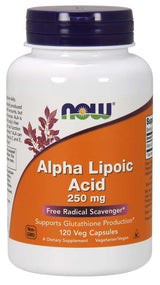 Now Alpha Lipoic Acid 250mg 120 Vegetable Capsules