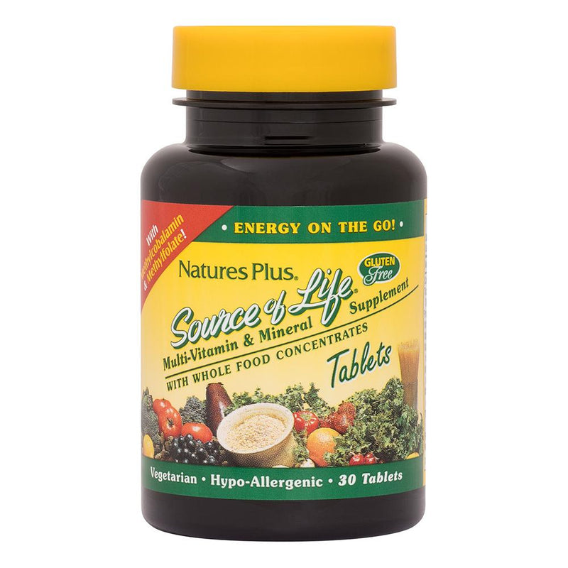 Nature's Plus Source of Life Multivitamin 30 Tablets