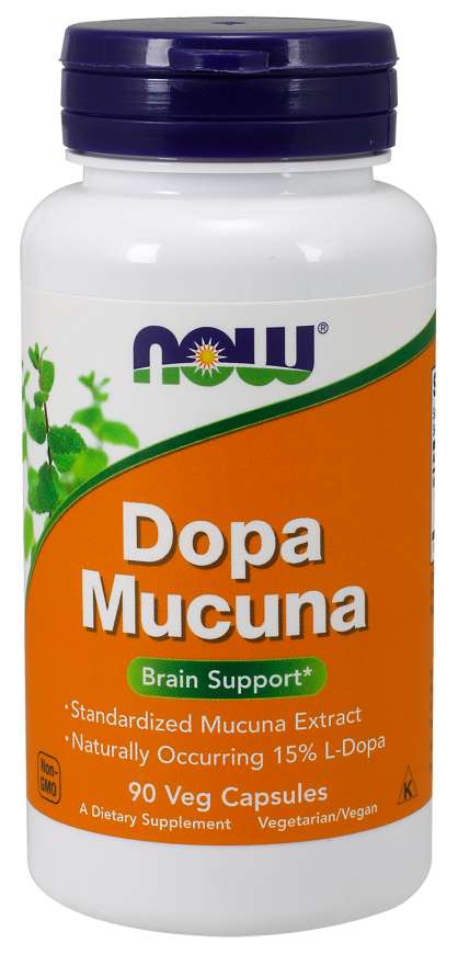 Now Dopa Mucuna 90 Vegetable Capsules