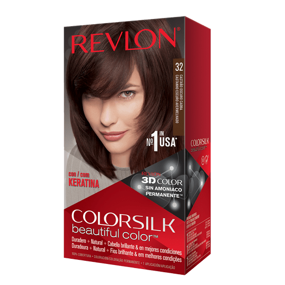 Revlon Colorsilk 32 Dark Mahogany Brown