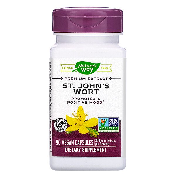 Nature's Way St. John's Wort Cápsulas 300 mg