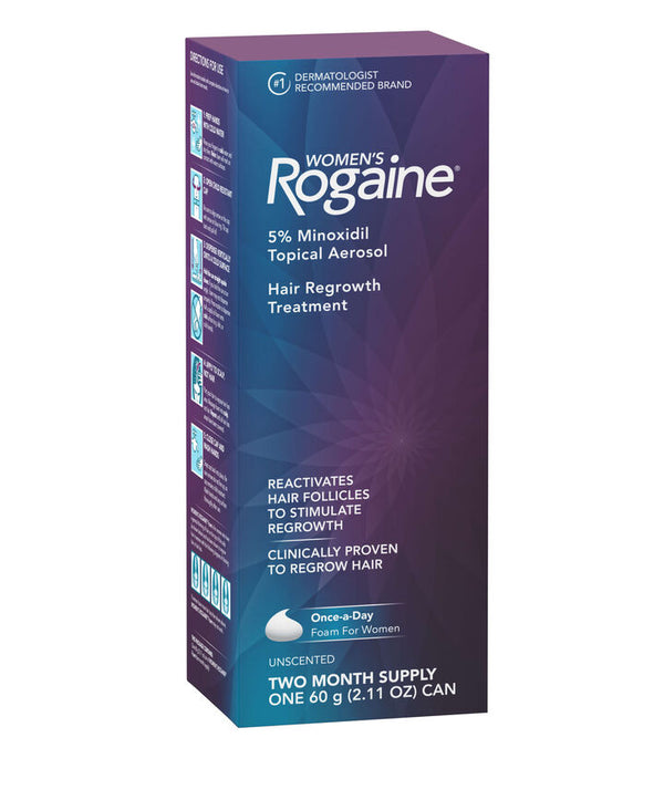 Rogaine Women's 5% Minoxidil Unscented Foam