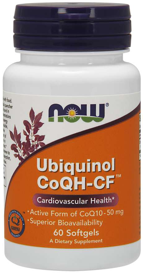 Now CoQH-CF Ubiquinol 60 Softgels