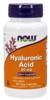 Now Hyaluronic Acid 50mg + Msm