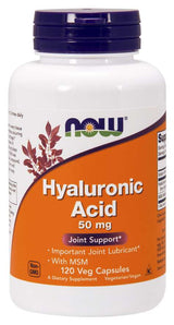 Now Hyaluronic Acid 50mg + Msm