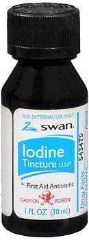 Iodine Tincture Iodo 1 fl oz