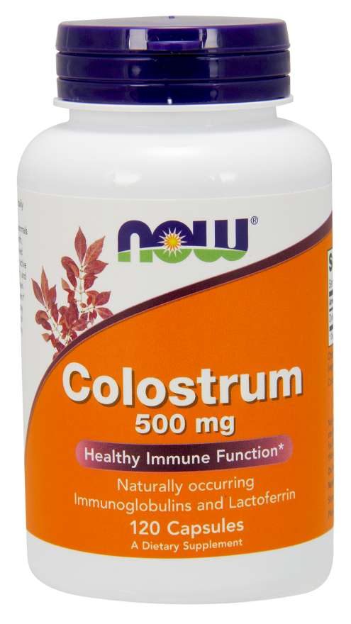 Now Colostrum 500mg 120 Vegetable Capsules