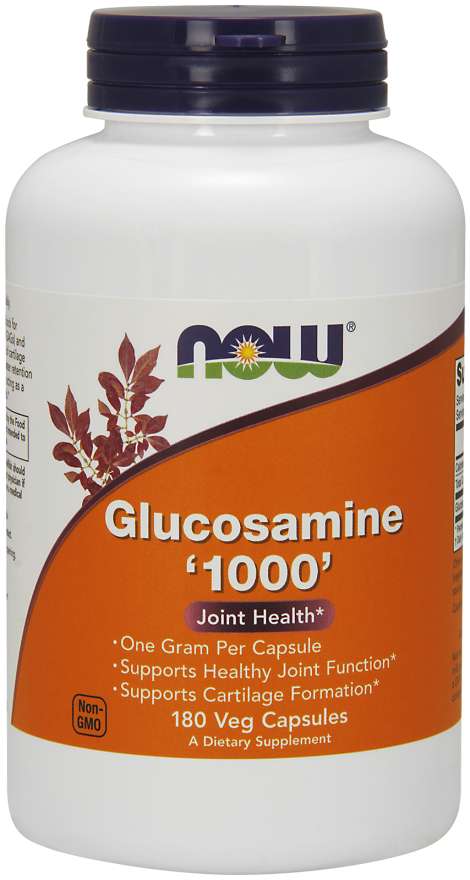 Now Glucosamine 1000 mg Vegetable Capsules