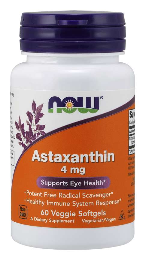 Now Astaxanthin 4 mg Softgels