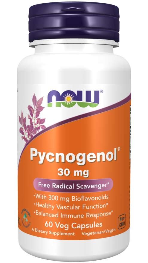Now Pycnogenol 30 mg Vegetable Capsules