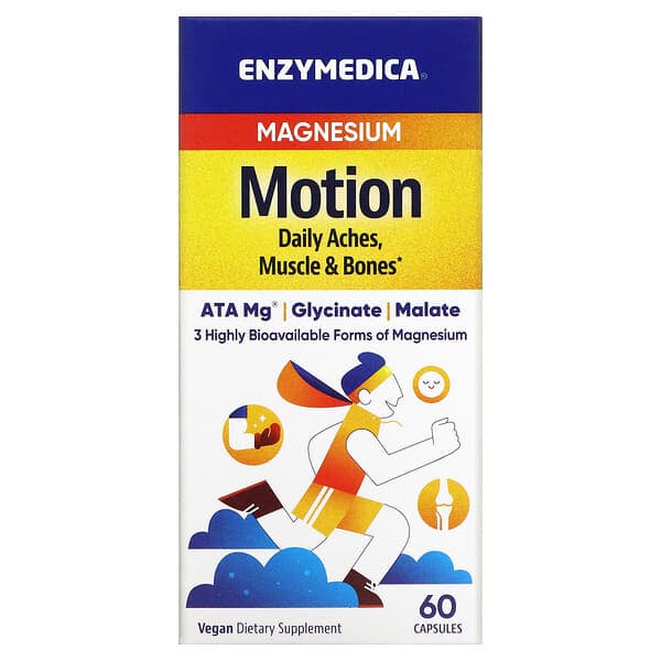 Enzymedica Magnesium Motion 60 Capsules