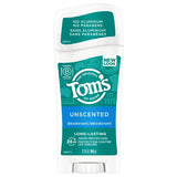 Toms Deodorant Long Lasting Unscented 2.25Oz