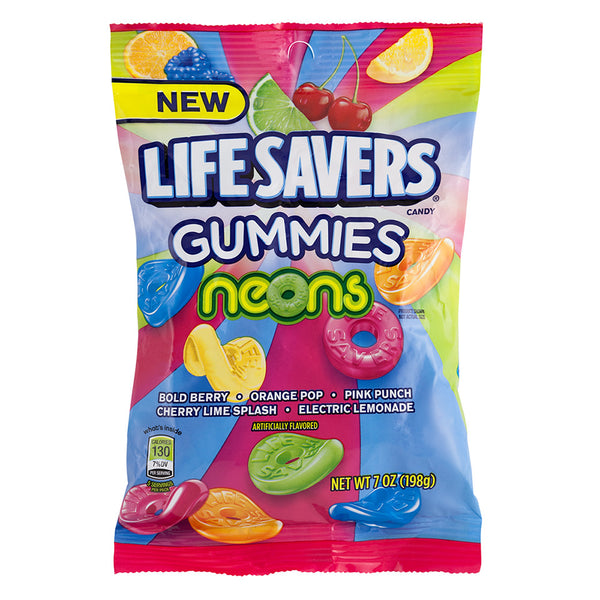 Life Savers Neons Gummies. 7 0z