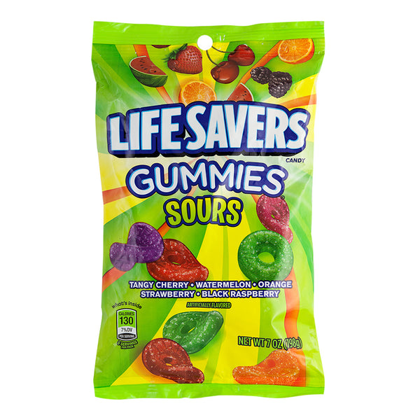 Life Savers Sours Gummies. 7 0z