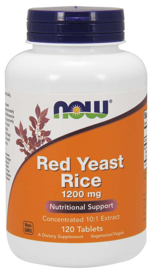 Now Red Yeast Rice Extract 1200mg 120 Tablets