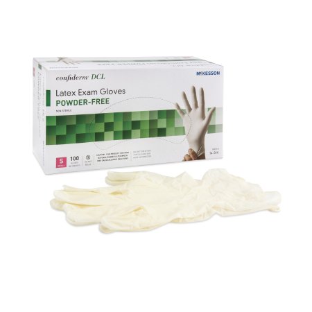 McKesson Confiderm DCL Non-Sterile Latex Exam Gloves Small 14-314