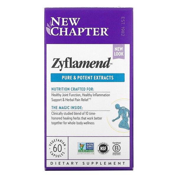 New Chapter Zyflamend 60 Liquid Capsules