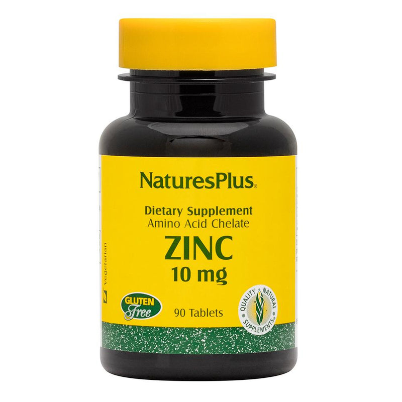 Nature's Plus Zinc 10 mg Tablets