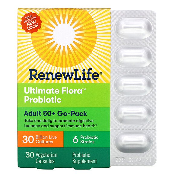 Renew Life Ultimate Flora Adult 50+ Probiotic Go Pack