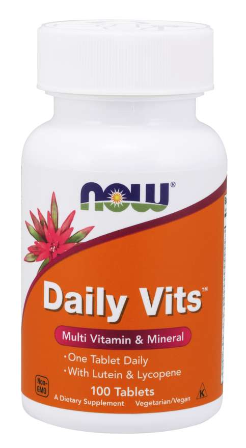 Now Daily Vits Multivitamin 100 Tablets
