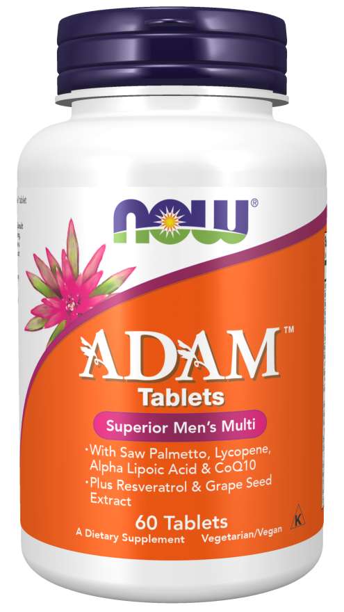 Now ADAM Men's Multiple Vitamin 60 Tablets