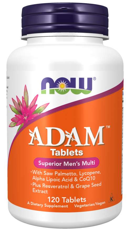 Ahora Adam Men's Múltiples tabletas de vitamina 120