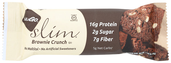 Nugo Nutrition Bar - Slim - Brownie Crunch, 1.59 Oz