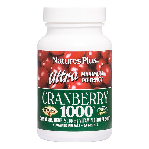 Nature's Plus Ultra Cranberry 1000 Sustained Release Tablets