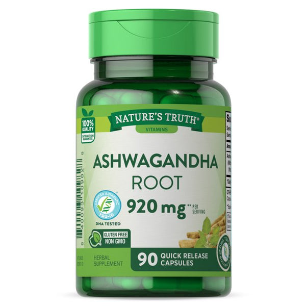 La verdad de la naturaleza Ashwagandha raíz 920 mg 90 cápsulas