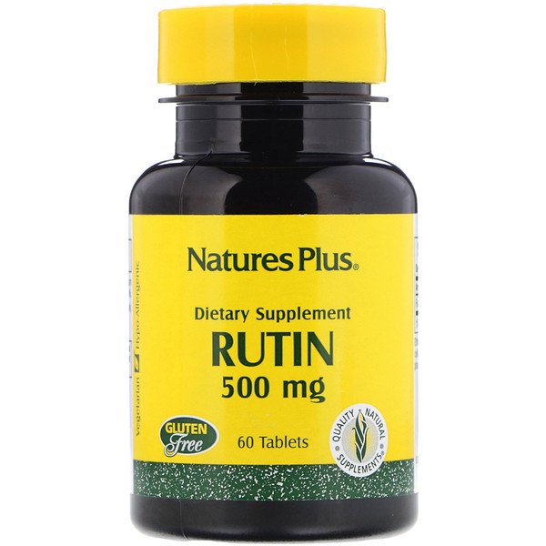 Nature's Plus Rutin 500 mg Tablets