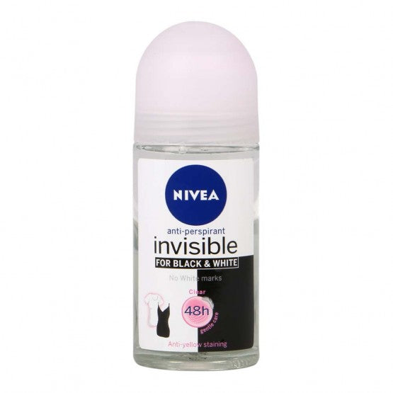 Nivea Invisible B&W Clear Woman Roll on 50ml