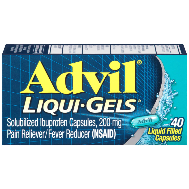 Advil Ibuprofen Liqui Gel 200Mg 40 Capsules