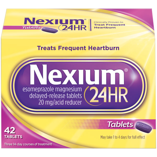 Nexium 24HR Heartburn Relief Tablets Acid Reducer 20 mg