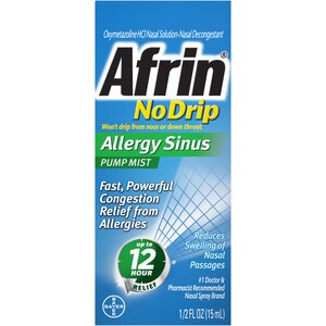 Afrin No Drip Allergy Sinus Pump Nasal Mist